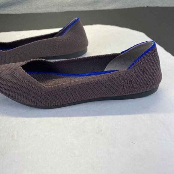 Rothy's Women's The Point Flat Shoe Dark Purple W 5.5 Pointed Toe Slip-on - Picture 8 of 11